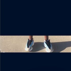 Yeezy Kids Sneakers - Black and Blue